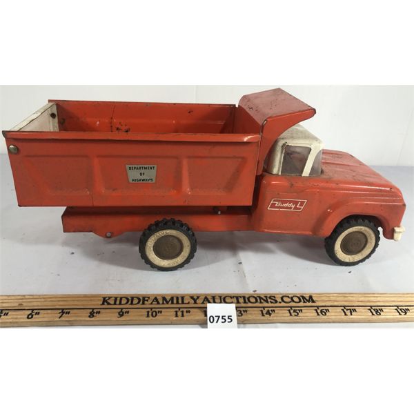 BUDDY L LIL BEAVER PRESSED STEEL DEPT OF HIGHWAYS TRUCK