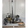 JOB LOT - AUTOMOTIVE HEADLIGHT, SPOT LIGHTS, HORN ETC. 
