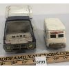 Image 2 : LOT OF 2 - MARX CITY SANITATION TRUCK & MILK TRUCK FRICTION CAR