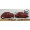 796  LOT OF 2  PRESSED STEEL TONKA AND TIN BANDAI BATTERY OP RC VOLKSWAGONS