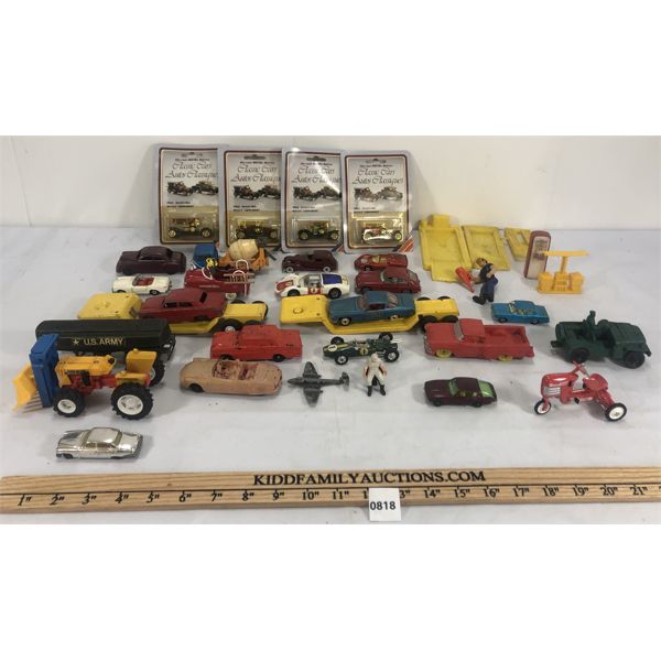 JOB LOT - TOY VEHICLES - INCL DINKY, BUDDY L, MATCHBOX ETC.