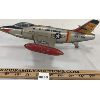 Image 1 : U.S AIR FORCE JET-F8A TIN FRICTION PLANE 