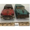 Image 4 : LOT OF 2 - BANDAI TIN FRICTION FORD WAGONS