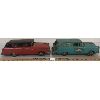 Image 5 : LOT OF 2 - BANDAI TIN FRICTION FORD WAGONS