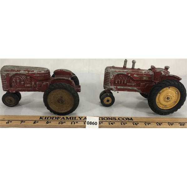 LOT OF 2 - MASSEY-HARRIS DIECAST TRACTORS