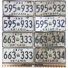 Image 1 : LOT OF 4 - PAIRS OF 1968 & 1970 ONTARIO LICENSE PLATES - SEQUENTIAL
