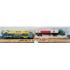 Image 1 : LOT OF 2 - MAJORETTE CAR TRANSPORTER & BP TANKER