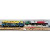 Image 3 : LOT OF 2 - MAJORETTE CAR TRANSPORTER & BP TANKER