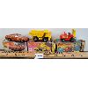 Image 1 : LOT OF 3 - MATCHBOX MODELS - INCL FORK LIFT, DUMP TRUCK & ROVER 3500 W/ BOXES