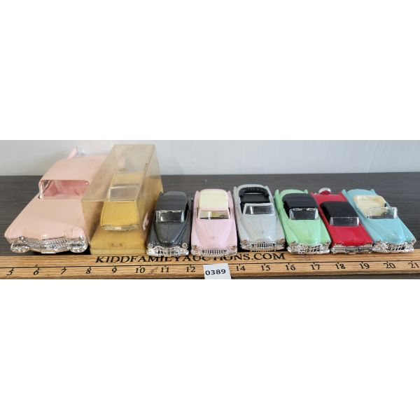 LOT OF 8 - MODEL CARS - INCL CADILLAC & BUICK ETC