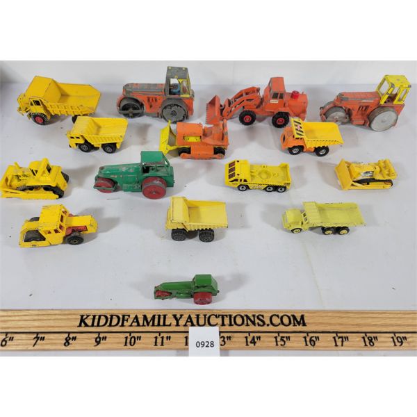 LOT OF 15 - DIECAST VEHICLES - INCL LESNEY, DINKY ETC.