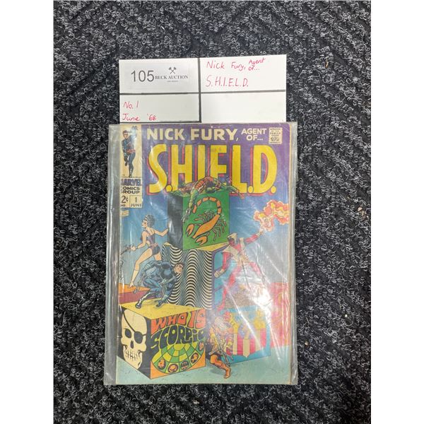 NICK FURY AGENT OF... S.H.I.E.L.D. NO.1 Comic