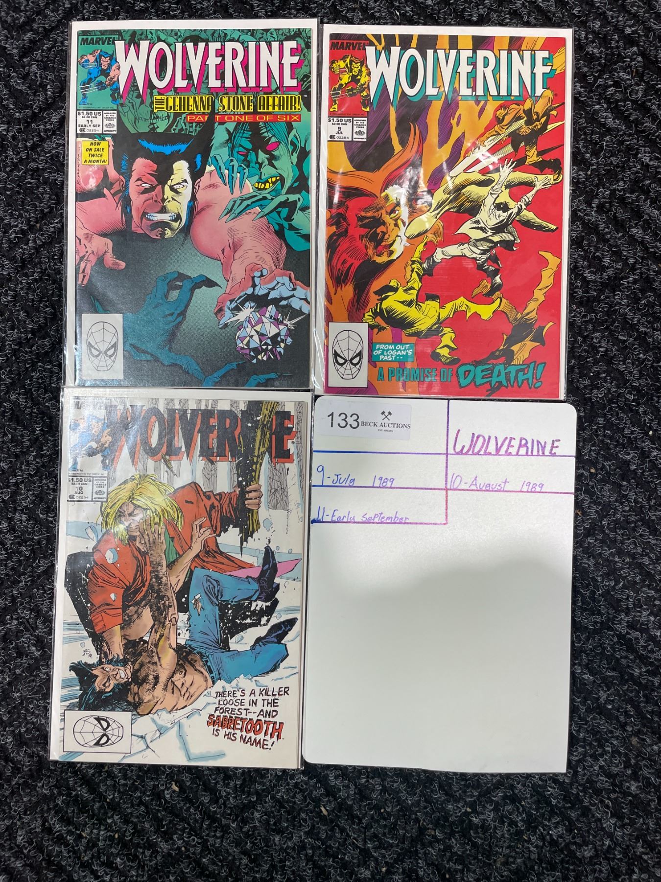 WOLVERINE Comic Collection - Beck Auctions Inc.