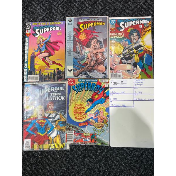 SUPERMAN, SUPERBOY, SUPERGIRL Comic Collection