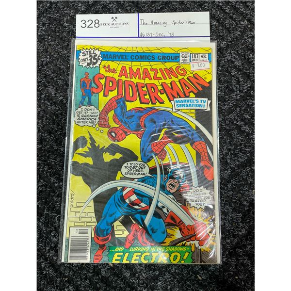 THE AMAZING SPIDER-MAN NO.187 Comic