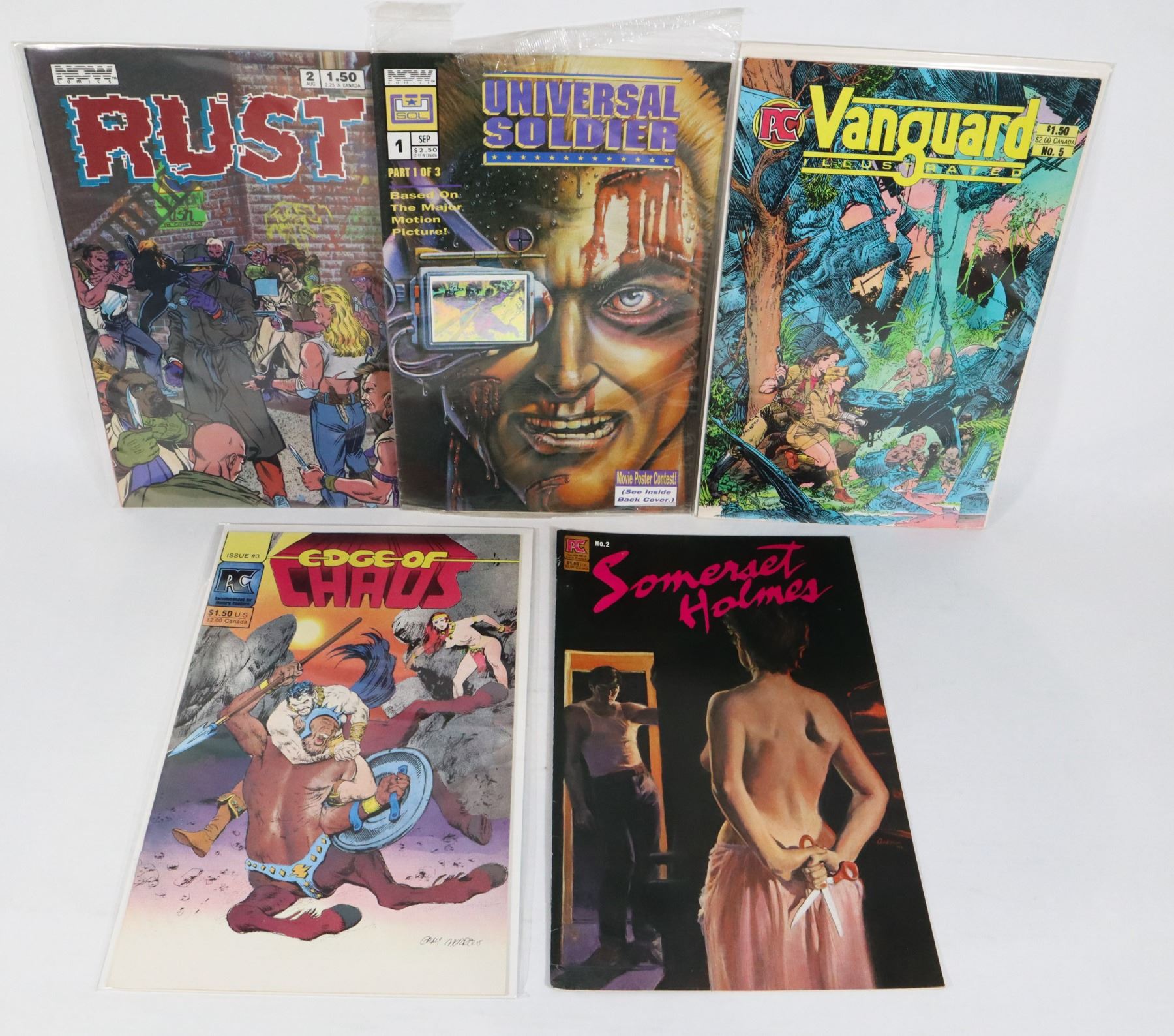 Comic Browsing Net LOT OF 3 PC COMICS WITH 2 NOW COMICS
