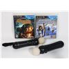 Image 1 : TWO PS3 MOVE GAMES WITH TWO MOVE CONTROLLERS