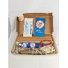 Image 6 : Vintage Leather Briefcase, Apollo Exerciser & Box of 5 Allway Safety Knives