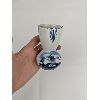 Image 6 : Set of 2 Delft Blue Porcelain Items & Hand Blown Glass Dolphin Paperweight