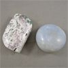 Image 2 : Pretty Polished Tree Agate Stone & Blue Calcite Palm Stone