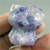 Image 2 : Hello Kitty Amethyst Crystal Statue & Green Jasper Stone Purse