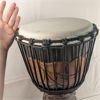 Image 3 : Djembe Drum With Carved Dragon Base