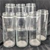 Image 1 : Lot of 7 Tall Clear Glass Vases/Jars