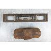 Image 2 : Set of 6 Vintage Tools - Stanley Level, Hand Drills & Sledge Hammer Head