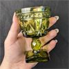 Image 3 : Set of 8 Vintage Green Goblets 