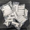 Image 1 : Lot of 25 Unused Plastic White Lip Balm Containers 