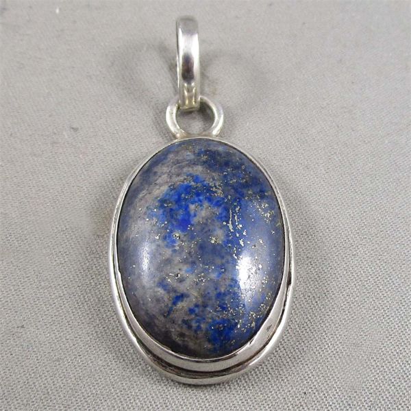 Sterling Silver Lapis Lazuli Pendant