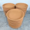 Image 1 : Set of 40 Terra Cotta Plates 8"