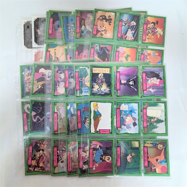 Lot of Beetlejuice Trading Cards
