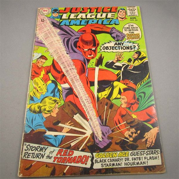 1968 Justice League of America Comic No. 64 - .12 cent