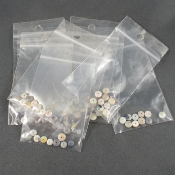 Lot of Australian Opal Rondelle Shaped Beads