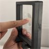 Image 4 : Set of 10 Black Square Stretch Frames 4.25" x 4.25" 