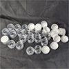 Image 2 : Lot of 19 Small Acrylic Jars With Screw On Lids