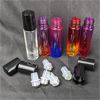 Image 3 : Lot of 5 New Mix Colored Glass Roller Bottles 10ml