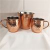 Image 4 : Set of Copper Mugs & Ice Bucket