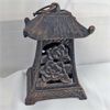 Image 1 : Cast Iron Rose Hanging Tealight Lantern