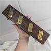 Image 5 : Lot of Wooden & Brass Dominoes With Storage Box