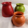 Image 4 : Set of 3 Ceramic Decorative Pots