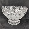 Image 8 : Lot of Vintage Crystal Glass - 2 Bowls & Decanter 