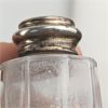 Image 2 : Lot of 4 Sets of Sterling Silver Top Crystal Salt & Pepper Shakers