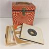 Image 3 : Lot of 21 Vintage 45's Records With Carrying Case