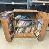 Image 1 : HUGE Lot of Vintage VHS Tapes & Cabinet