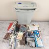 Image 1 : Working Paper Shredder & Large Lot of various household and office items 