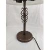 Image 3 : Table Lamp with Glass Shade 20" Tall