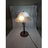 Image 5 : Table Lamp with Glass Shade 20" Tall