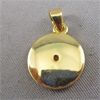 Image 2 : Lapis Lazuli Pendant 24K Gold Plated